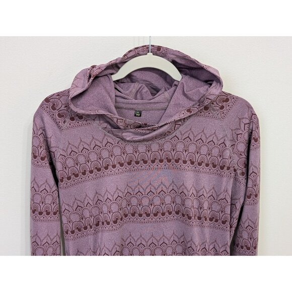 FlyLow Anna Hoody Purple Women's Sz M UPF 50 Quick Dry Athleisure - Picture 2 of 12
